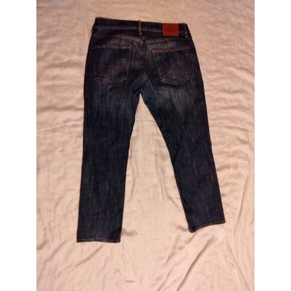 Lucky Brand Jeans Mens 33x32 Blue 221 Original Straight Dark Wash Denim - Picture 6 of 9